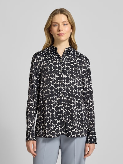 ETERNA Hemdbluse mit Knopfleiste Black 4