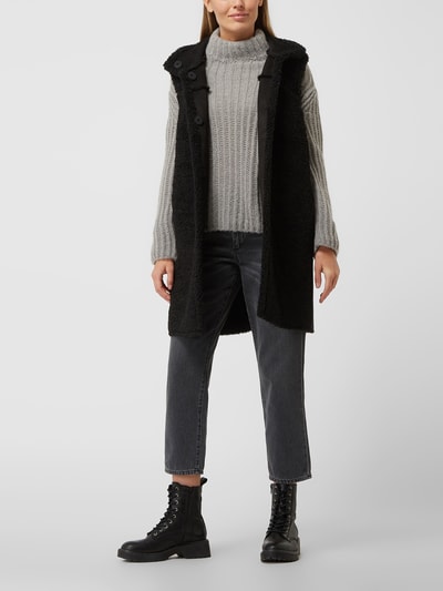 Fynch-Hatton Gilet in shearlinglook  Zwart - 5