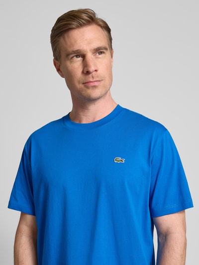 Lacoste T-Shirt mit Label-Patch Royal 3