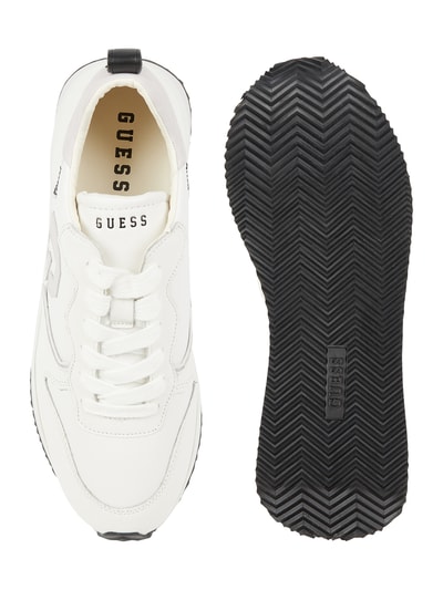 Guess Lederen sneaker  Wit - 4