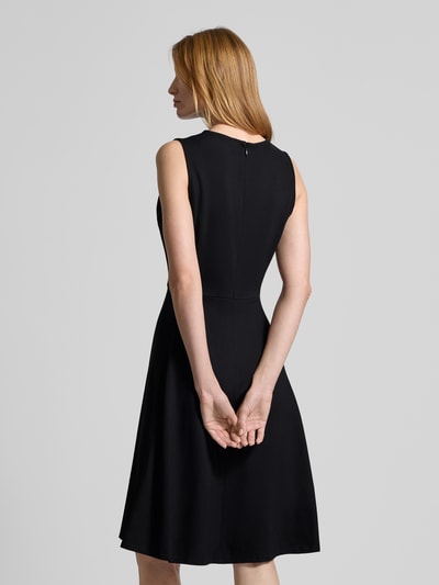 Lauren Ralph Lauren Knielanges Kleid mit Rundhalsausschnitt Modell 'CHARLEY' Black 5