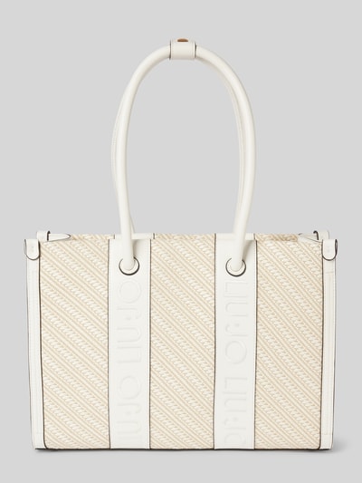 Liu Jo White Handtasche mit Strukturmuster Modell 'TANISHA' Offwhite 2