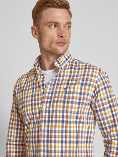 Fynch-Hatton Koszula casualowa z kołnierzykiem typu button down Camel 3