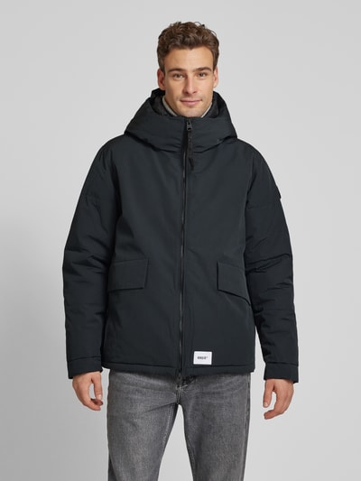 khujo Jacke mit Zweiwege-Reißverschluss Modell 'Gero' Marine 4