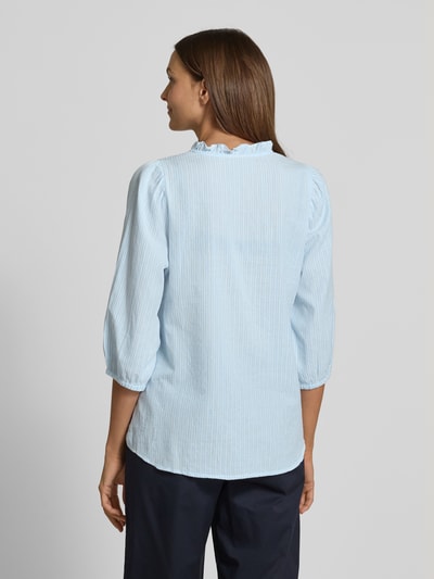 FREE/QUENT Regular fit blouse met 3/4-mouwen, model 'Rolly' Lichtblauw - 5