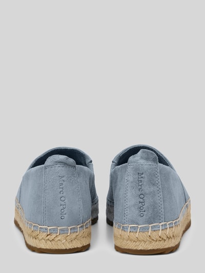 Marc O'Polo Espadrilles van suède model 'GEM' Lichtblauw - 4