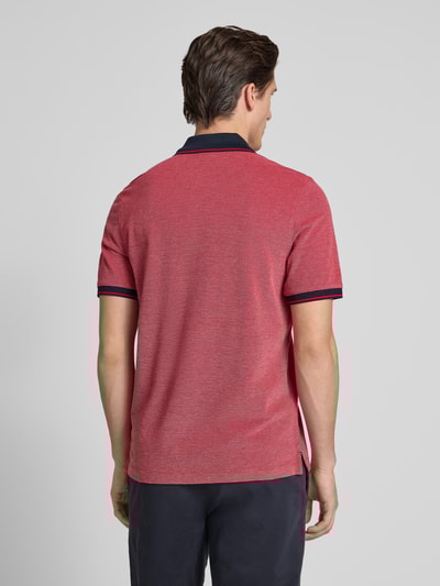 bugatti Poloshirt mit Label-Stitching Rot 5
