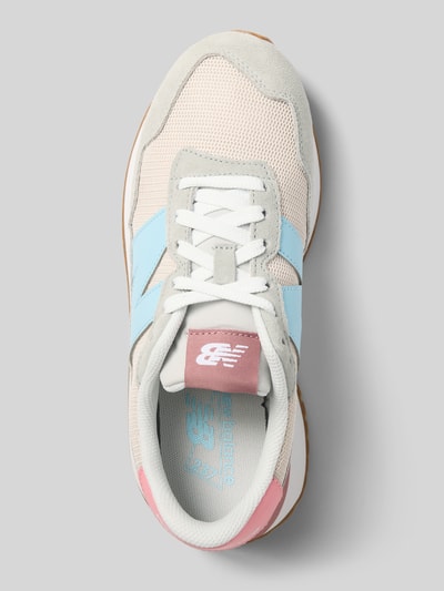 Productfoto, Sneaker aus Leder-Mix mit Logo-Detail van New Balance in lichte kleuren, afgeronde pasvorm, vetersluiting, profielzool, dames sneaker, hakhoogte maat 39: 3 cm, schachthoogte: 7 cm, schachtbreedte: 8 cm