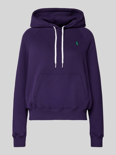 Polo Ralph Lauren Regular fit hoodie met logostitching Helder paars - 2