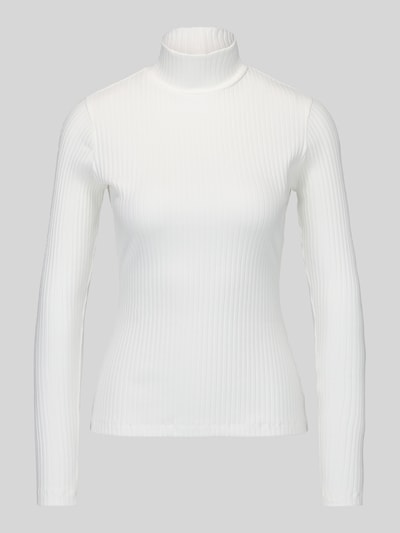 HUGO Slim Fit Langarmshirt aus Baumwoll-Mix Modell 'Driza_4' Offwhite 2