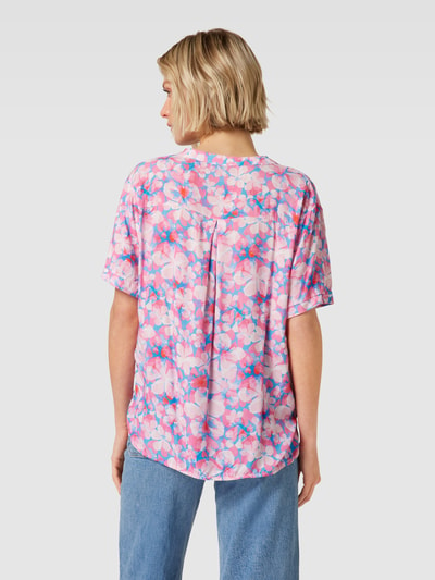 Frieda & Freddies Overhemdblouse met bloemenmotief Lichtblauw - 5