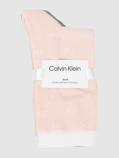 CK Calvin Klein Skarpety w zestawie 4 szt. Jasnoróżowy 2