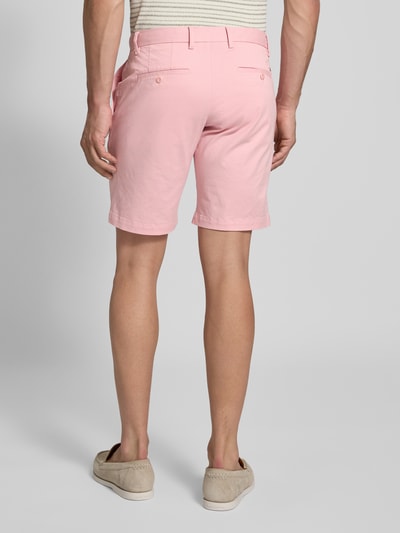 Tommy Hilfiger Szorty chinosy o kroju slim fit z mieszanki bawełny i elastanu Jasnoróżowy 5