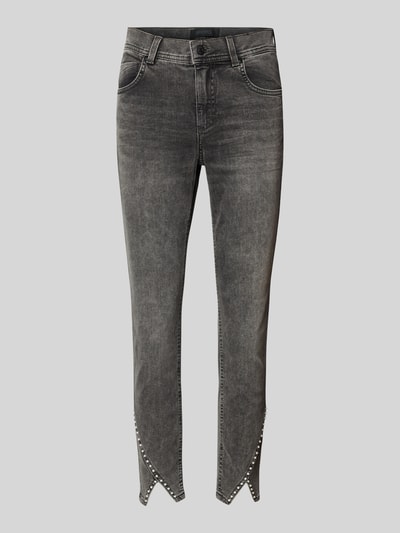 Angels Jeans in verkorte pasvorm, model 'ORNELLA' Lichtgrijs - 2