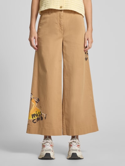 Cambio Stoffhose in verkürzter Passform Modell 'CLEMENTINE' Camel 4