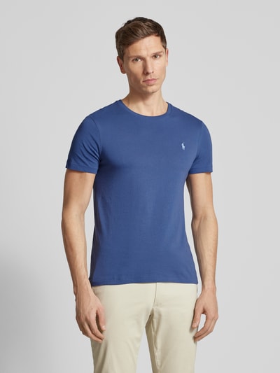 Polo Ralph Lauren T-Shirt mit Label-Stitching Royal 4