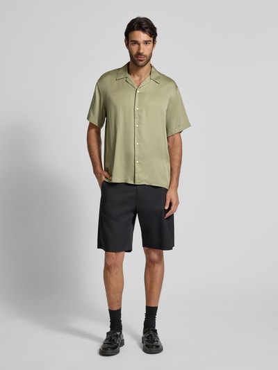 SELECTED HOMME Relaxed Fit Freizeithemd aus Lyocell Hellgruen 1