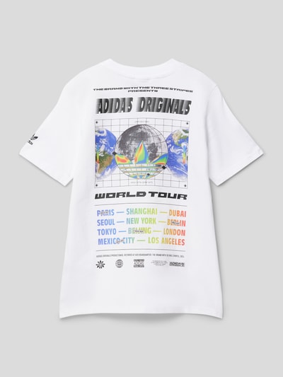 adidas Originals T-shirt met labelprint Wit - 3