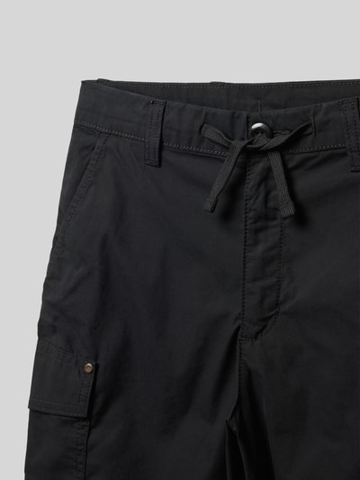 CHAMPION Szorty cargo o kroju regular fit z tunelem Czarny 2