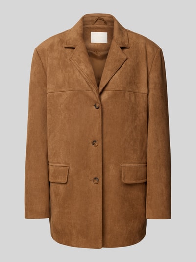 LeGer by Lena Gercke Lange blazer met knoopsluiting Cognac - 2
