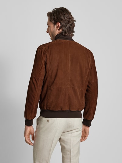 JOOP! Collection Blouson in leerlook, model 'Toros' Hazelnoot - 5