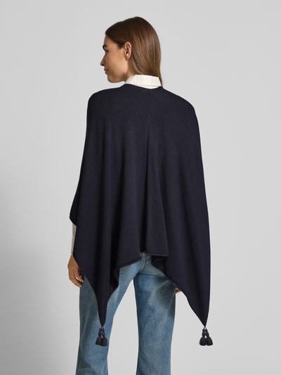 comma Poncho mit U-Boot-Ausschnitt Dunkelblau 5