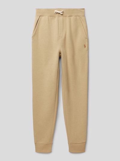 Polo Ralph Lauren Teens Spodnie dresowe z elastycznym ściągaczem Khaki 1
