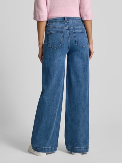 Christian Berg Woman Super Wide Fit Jeans im 5-Pocket-Design Marine Melange 5