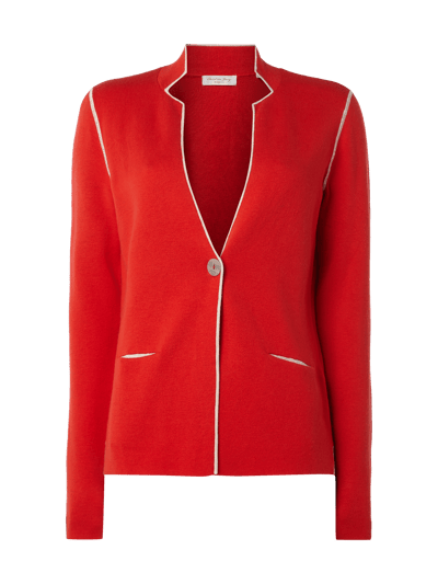 Christian Berg Woman Cardigan mit 1-Knopf-Verschluss  Rot 1