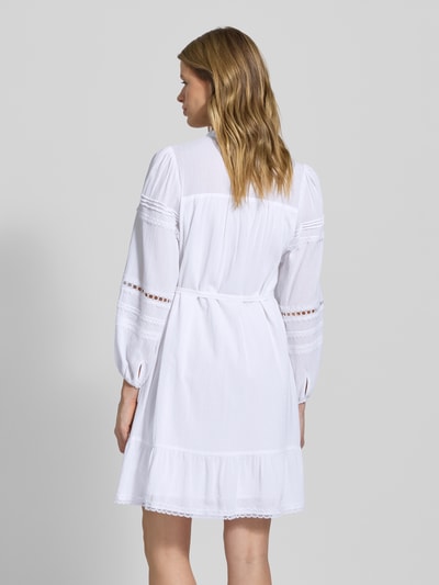 Only Relaxed Fit Musselin-Kleid aus reiner Baumwolle Modell 'VERA' Weiss 5