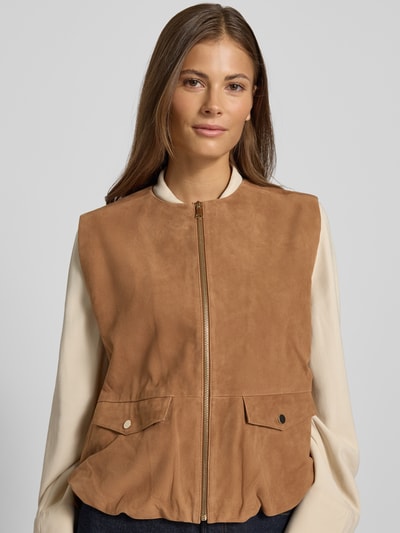 Christian Berg Woman Selection Weste mit Reißverschluss Mittelbraun 3
