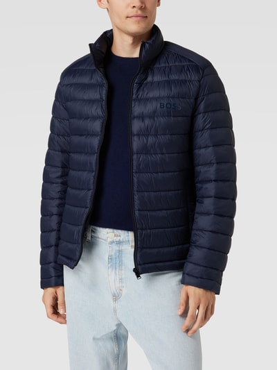 BOSS Gilet met V-hals Marineblauw - 4