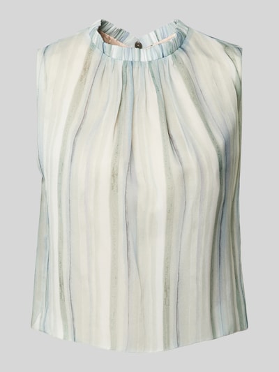 Drykorn Blusentop mit gelegten Falten Modell 'MONDYA' Aqua 1