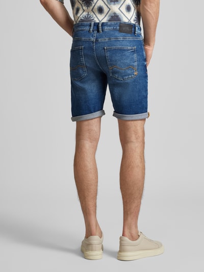 camel active Slim Fit Jeansshorts im 5-Pocket-Design Jeansblau 5