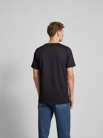 Marni T-Shirt mit Label-Patch Black 5