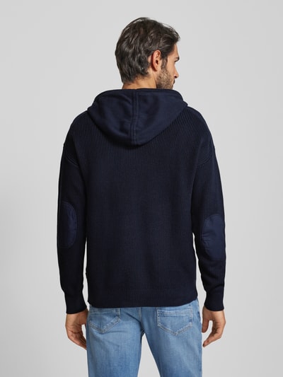 s.Oliver RED LABEL Relaxed Fit Hoodie aus reiner Baumwolle im Fabricmix Dunkelblau 5