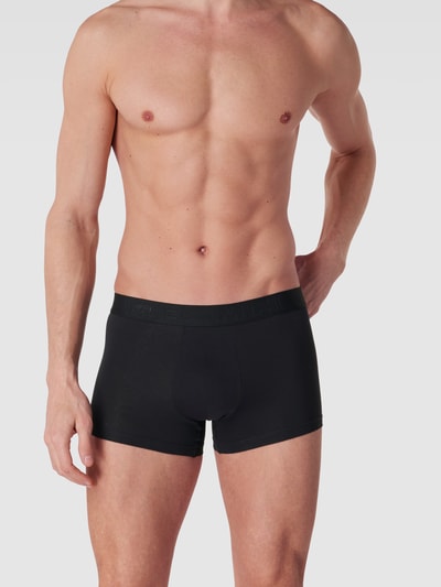 HOM Trunks mit Stretch-Anteil im 3er-Pack Modell 'Tonal' Dunkelblau 1