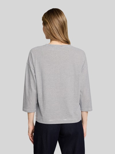 Tom Tailor 3/4-Shirt aus reiner Baumwolle mit abgerundetem Saum Hellblau 5