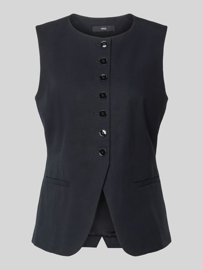 Mango Weste mit Rundhalsausschnitt Modell 'GRETA' Black 2