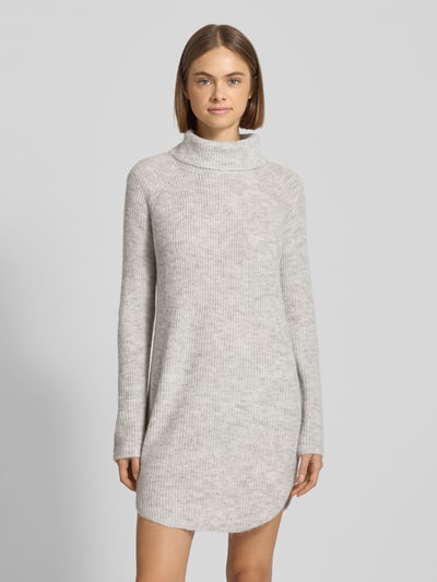 Pieces Golf o luźnym kroju z raglanowymi rękawami model ‘ELLEN’ Jasnoszary melanż 4