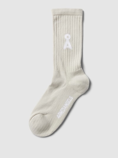 Armedangels Socken mit Label-Detail Modell 'SAAMU' Offwhite 1