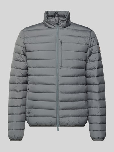 Save The Duck Steppjacke mit Zweiwege-Reißverschluss Modell 'ERION' Silber 2