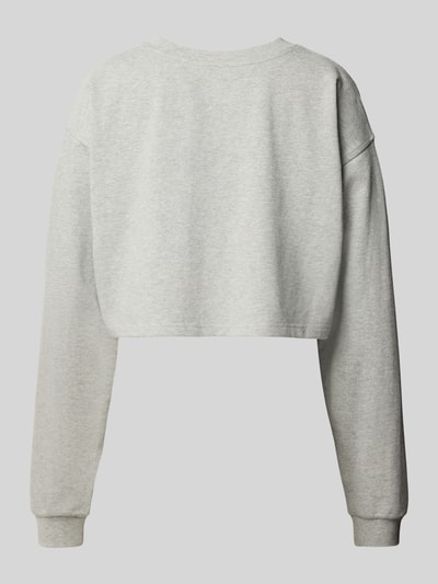 Calvin Klein Underwear Kort pyjamabovendeel met logostitching Lichtgrijs - 3