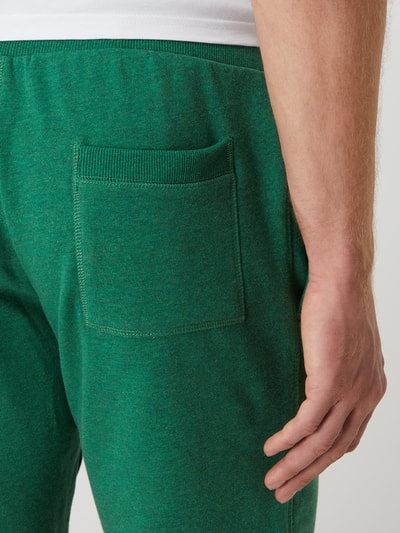 Superdry Sweatshorts mit Logo Hellgruen Melange 3