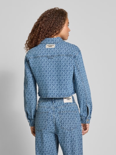 Colourful Rebel Jeansjacke mit Brusttaschen Modell 'Olle' Jeansblau 5