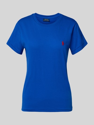 Polo Ralph Lauren T-shirt met labelstitching en ronde hals Donkerblauw - 2