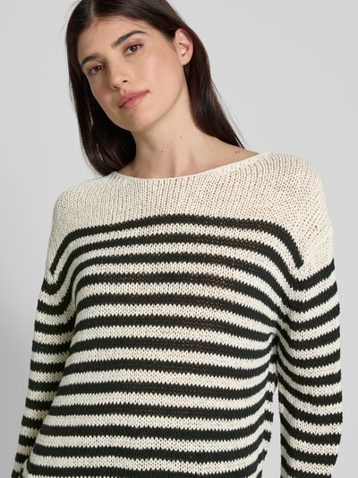 Marc O'Polo Comfort Fit Strickpullover aus Baumwoll-Mix  Black 3