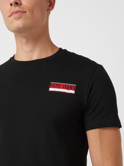 Pepe Jeans T-Shirt mit Rundhalsausschnitt Modell 'JOSSY' Black 3