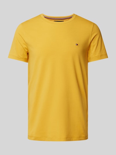 Tommy Hilfiger T-Shirt mit Label-Stitching Gelb 1