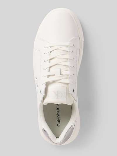 Calvin Klein Jeans Chunky Sneaker mit Label-Print Weiss 3